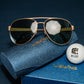 Uswing Magic Mirror CT Pan-Birdie 002 (Gold) Golf Sunglasses