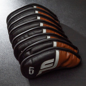 Future Force 鐵桿套、挖起桿套-桿頭套組 (5-S) 黑&咖啡色 - 8個