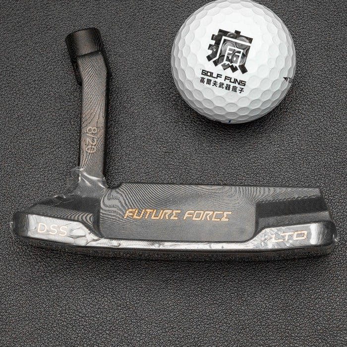 限量-Future Force 黑化 大馬士革鋼 推桿 Black Damascus Putter
